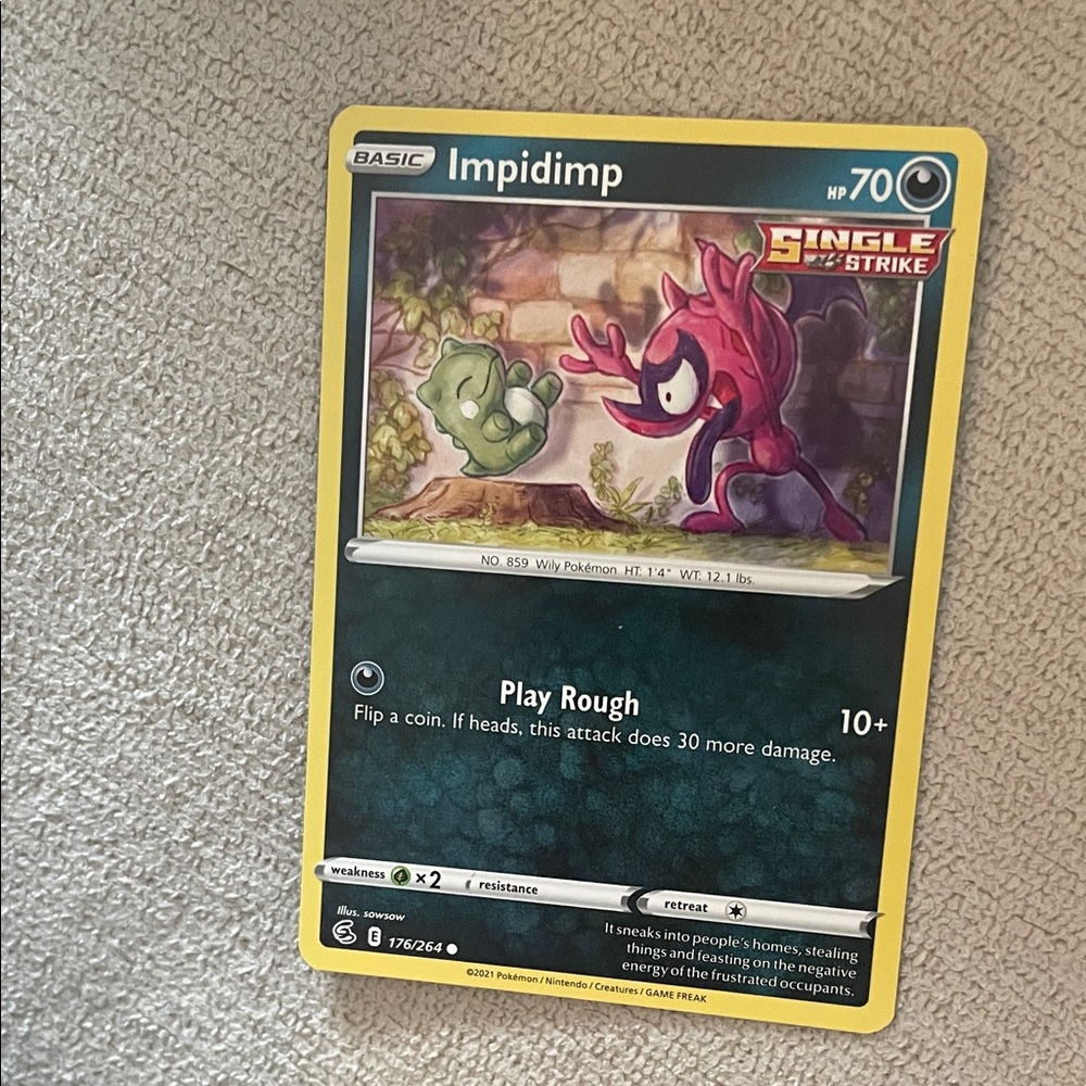 Impidimp Pokémon Card